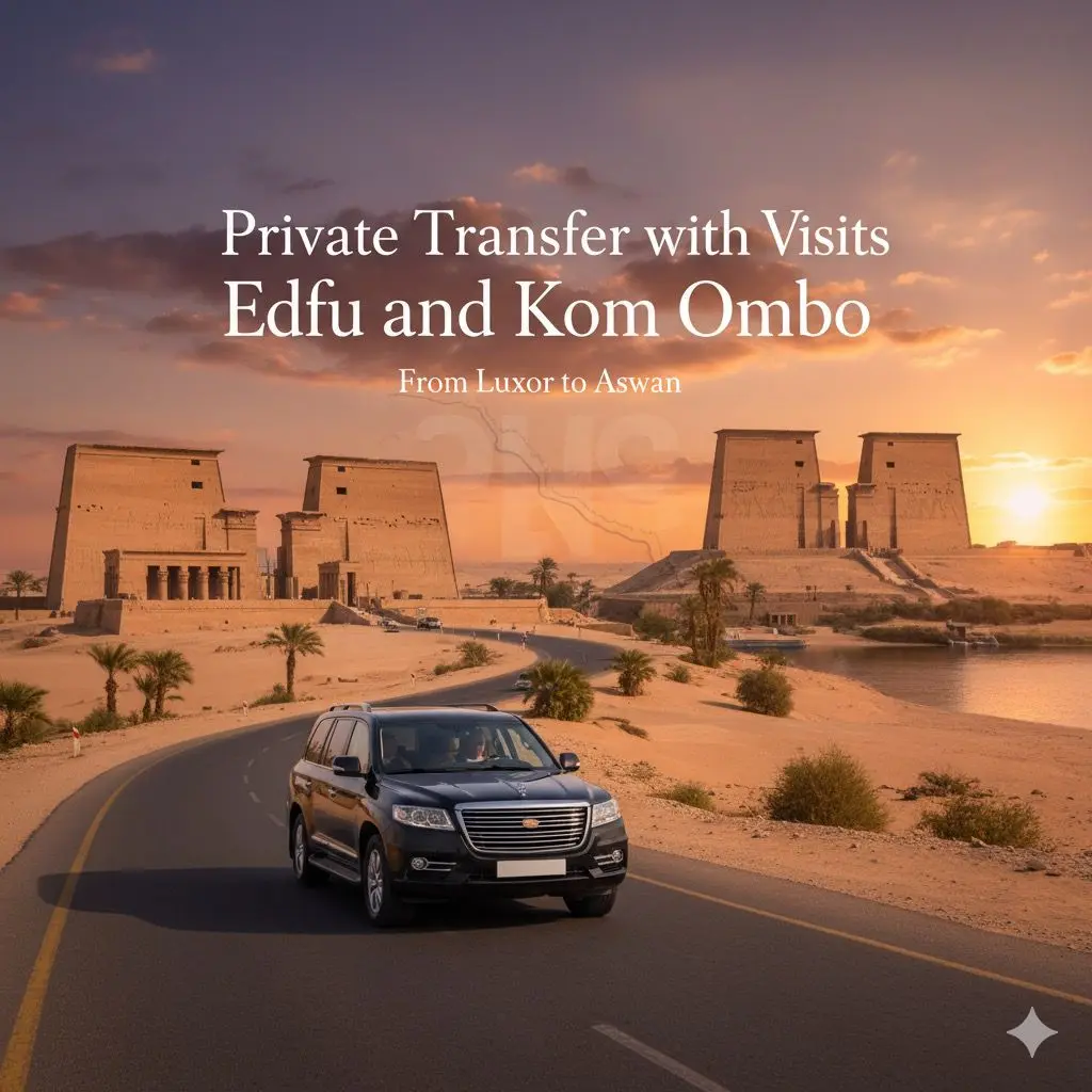 Private Transfer with Visits Edfo and Kom Ombo| From Luxor to Aswan